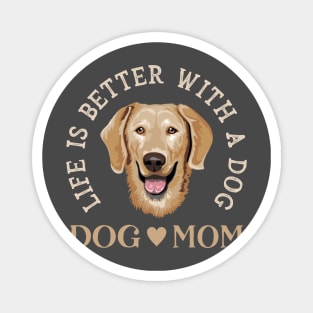 DOG MOM Magnet